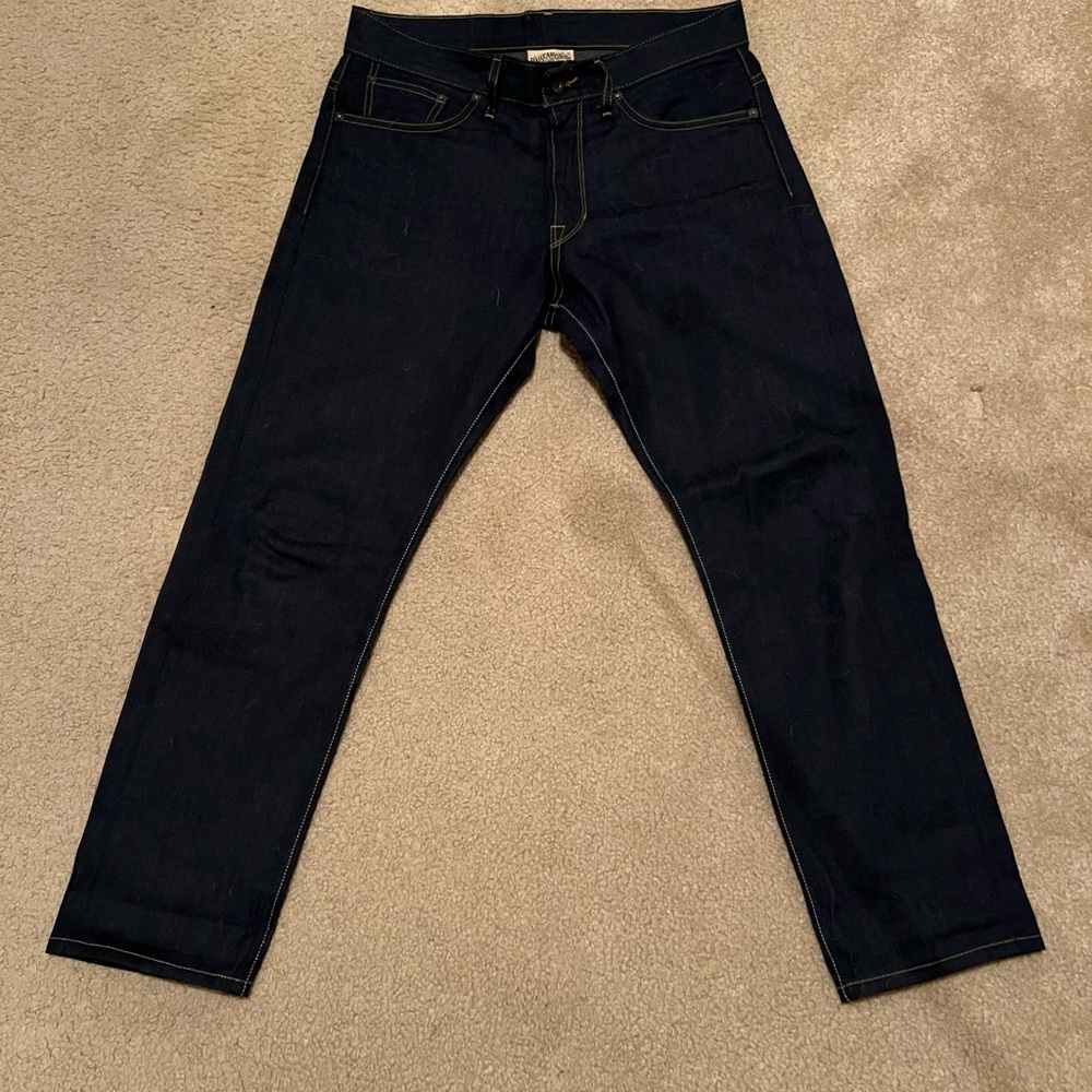 Railcar Fine Goods Spikes X084 in Cone Mill Denim